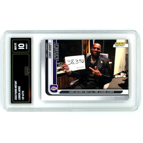 2022-23 Panini Instant #108 LeBron James All-Time Leading Scorer Gem Mint 10